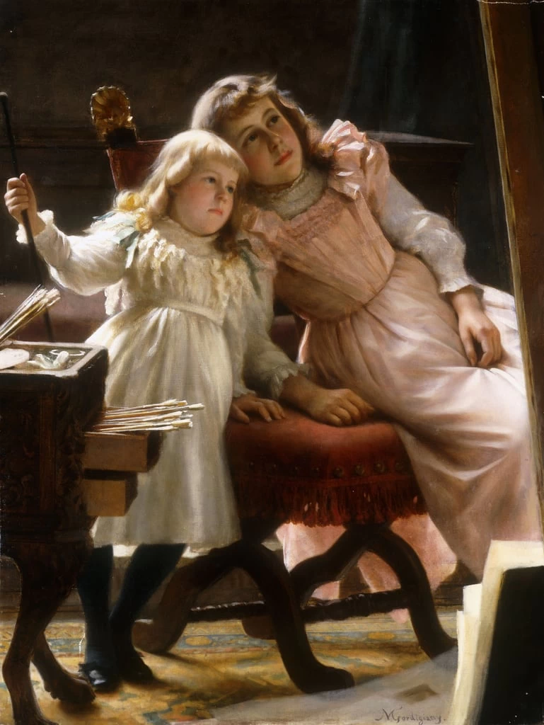 Ritratto delle figlie dell'artista